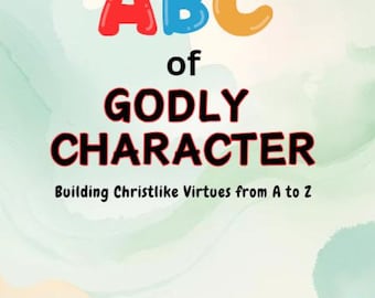 ABC Bibelbuch von göttlichem Zeichen | Christliches Kinderbuch (PDF Pattern)