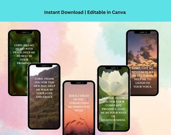 100 aufbauende kurze Gebetsrollen zur täglichen Ermutigung | Christliche Gebete für soziale Medien | Instagram Reels, Tiktok, YouTube Shorts