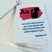 Printable ABC Bible Card / Memory Verse Card / Bible ABC / ABC Bible ...