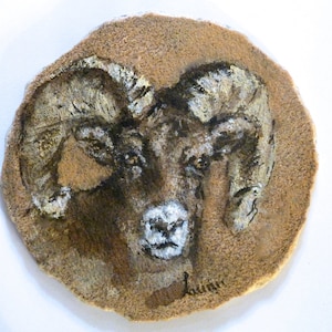 Ram Stone Coaster