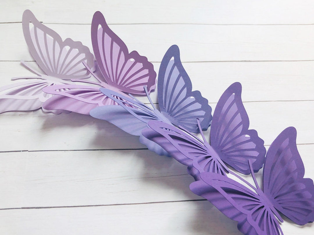  OSALADI 300 Pcs Reticulated Butterfly Flower Arrangements DIY  Butterfly Craft Small Butterflies Decor Home Decor Butterfly Decorations  for Bedroom Butterfly Painting Purple 3D Metal Flash : Tools & Home  Improvement