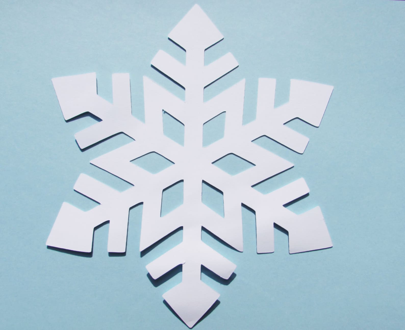 White Snowflake cutouts Snowflake Die Cuts paper snowflakes Etsy