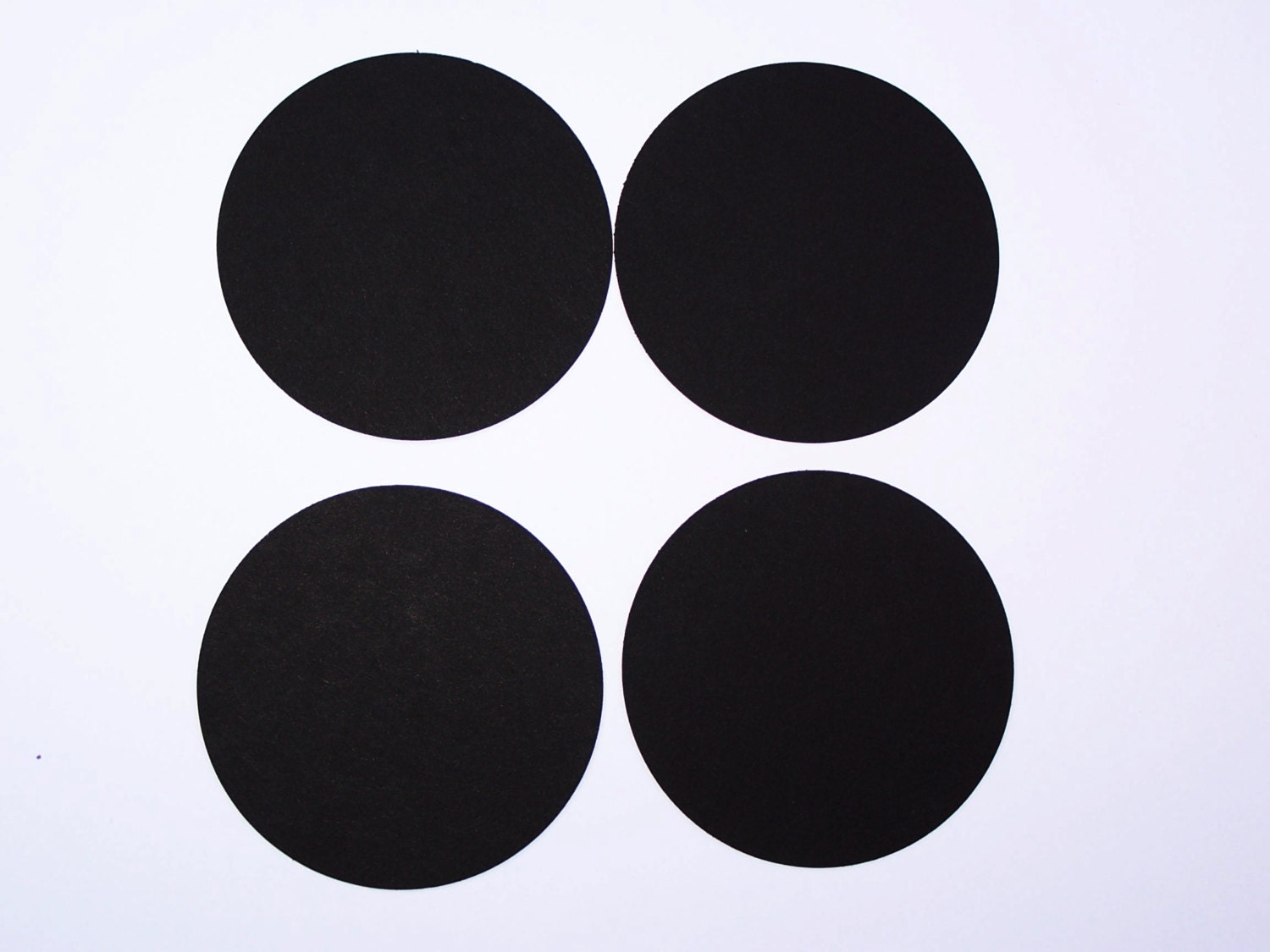 VELCRO Die-Cut Circles Male Female Colour Black