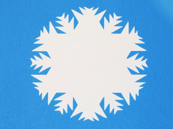 25 Blanc Flocon De Neige Papier Prédécoupées Flocon De Neige Die Cut Carton Flocon De Neige Flocon De Neige Papier Punch Papier Flocon De Neige