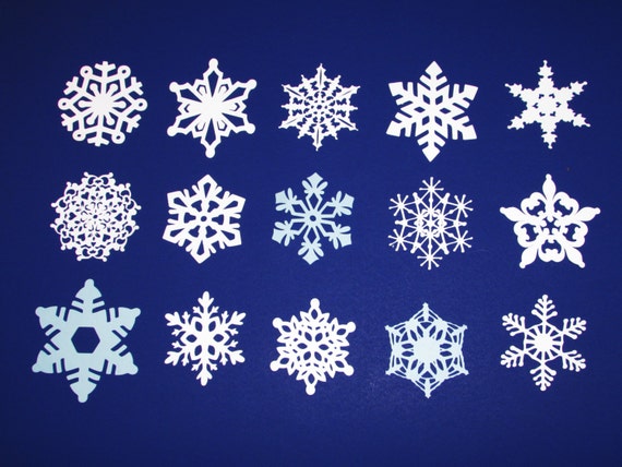 Paper Snowflake Cutouts