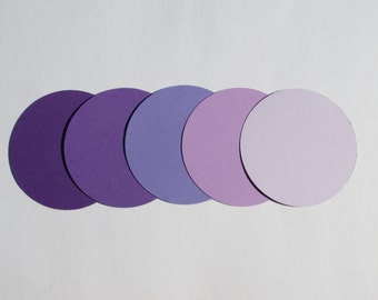 paper circle die cuts  purple circle cutouts purple circles purple die cuts purple paper circle cutouts purple rounds paper rounds