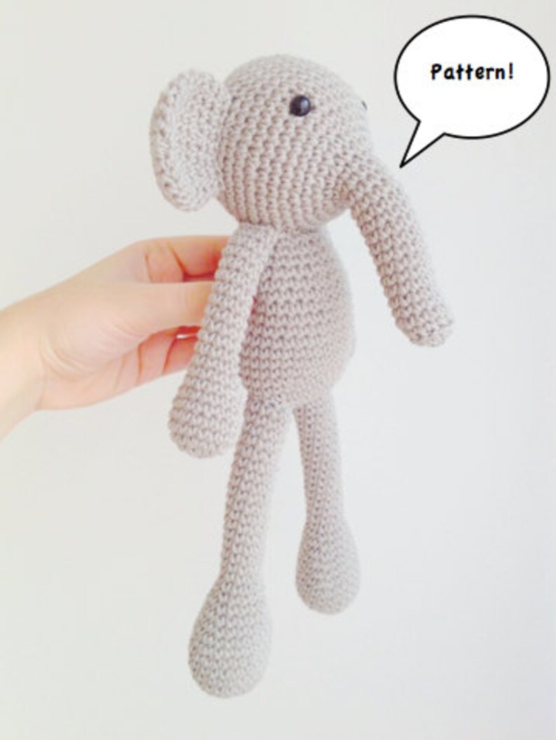 Elephant Amigurumi Pattern image 1