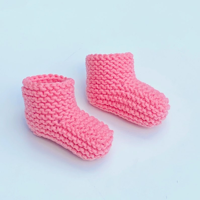 Baby Booties, Baby Boots, Booties, Cotton Booties, Knit Booties, Crochet Booties, Baby Gifts, Gifts for Babies, Baby Shoes, Baby Socks image 1
