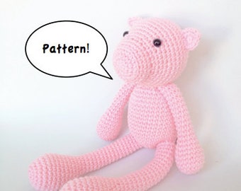 Amigurumi Pig Pattern, Crochet Pig Pattern, Amigurumi Piglet, Piggy Crochet Pattern, Pig Knitting Pattern