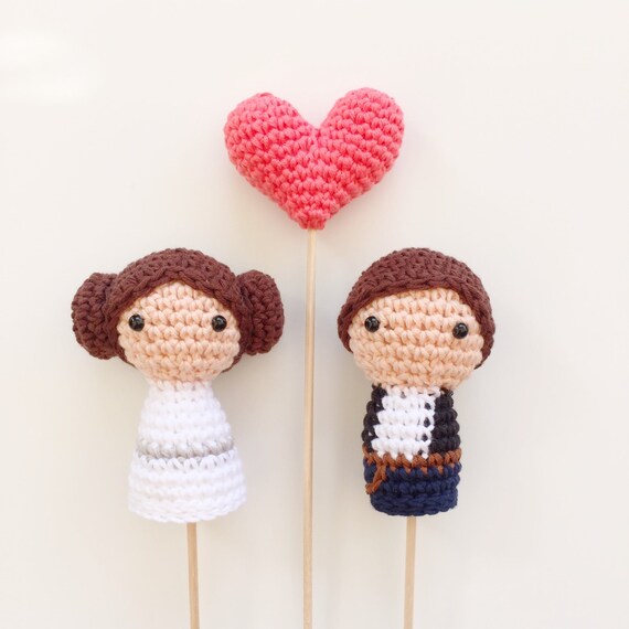 princess leia cake topper
