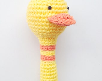 Chick Rattle, Duck Rattle, Baby Rattle, Rattle, Soft Baby Rattle