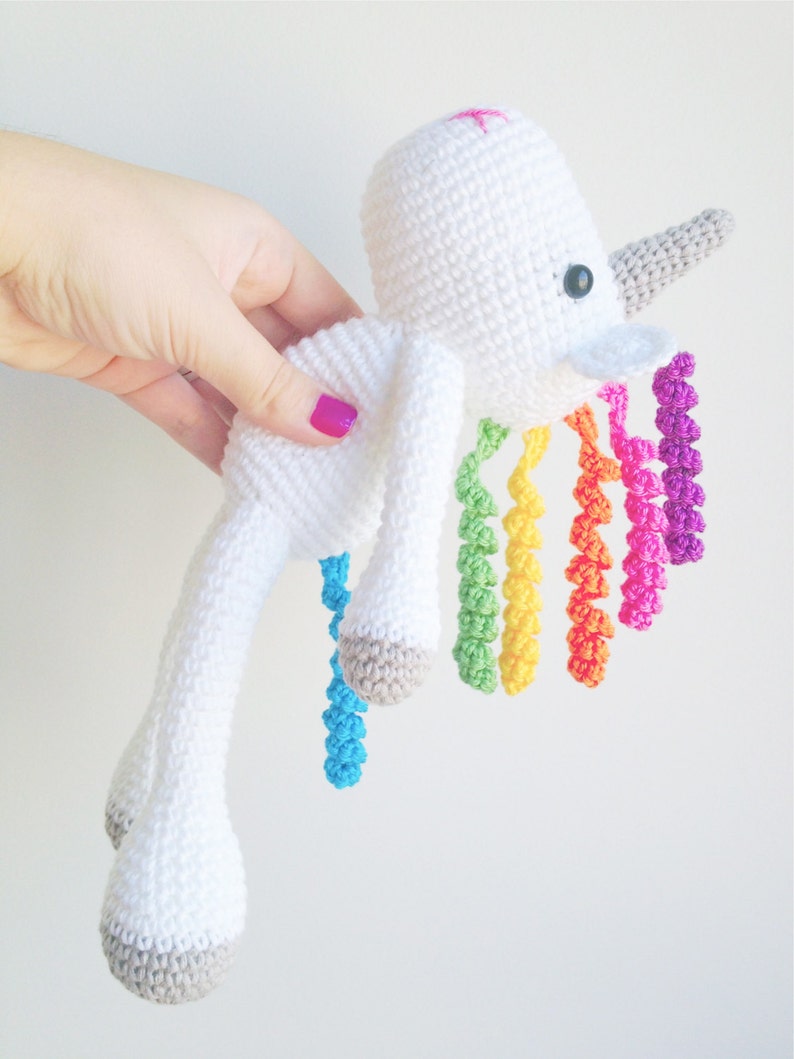 Unicorn Plush, Unicorn Stuffed Animal, Unicorn Plushie, Unicorn Stuffed Toy, Crochet Unicorn image 1