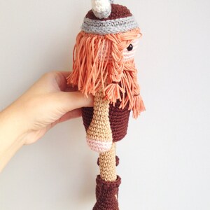 Viking Amigurumi Pattern, Viking Crochet Pattern, Crochet Viking, Norse Amigurumi Pattern image 2