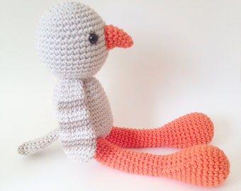 Pigeon Plush, Pigeon Stuffed Animal, Pigeon Plushie, Pigeon Stuffed Toy, Crochet Pigeon, Pigeon, Dove, Baby Dove, Baby Pigeon, Dove Plushie