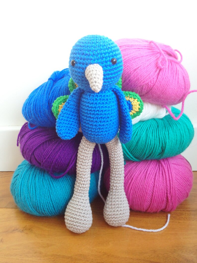 Peacock Plush Peacock Stuffed Animal Peacock Plushie | Etsy