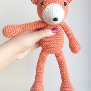 Fox Plush, Fox Stuffed Animal, Fox Plushie, Fox Stuffed Toy, Crochet Fox image 1