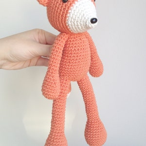 Fox Plush, Fox Stuffed Animal, Fox Plushie, Fox Stuffed Toy, Crochet Fox image 5