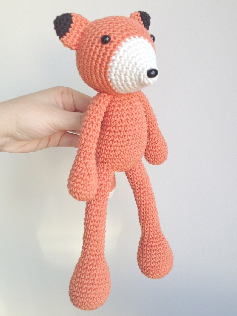 Fox Plush, Fox Stuffed Animal, Fox Plushie, Fox Stuffed Toy, Crochet Fox image 5