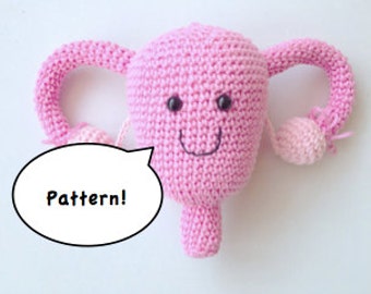 Uterus Amigurumi Pattern