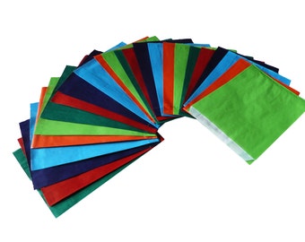 Sacs en papier, colorés, 24 pcs.