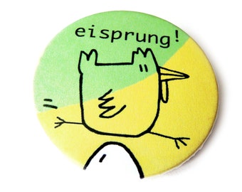 Magnet, Button, Taschenspiegel oder Flaschenöffner, Eisprung