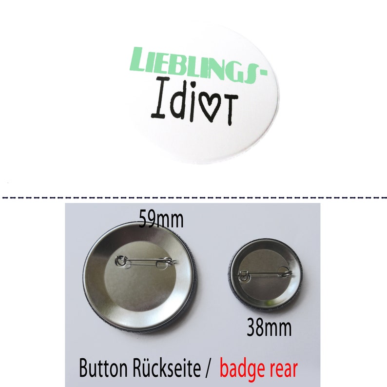 Button, magnet, pocket mirror or bottle opener. Favorite idiot. image 2