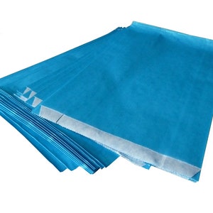 Buste di carta azzurre 24 pz