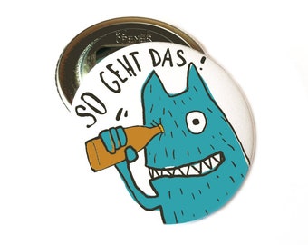 Monster, bottle opener