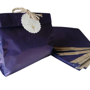 Buste di carta, blu, 24 pz