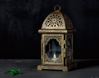 Lanterne marocaine, lanterne mariage, millésime bougie exotique lanternes titulaire/ décoration marocaine/ bougeoir en métal