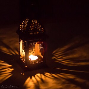Rose Gold Wedding Lantern for candle, Moroccan Lantern, Candle Holder, Pink Gold Bridal shower, Bohemian Hanging Lantern image 4