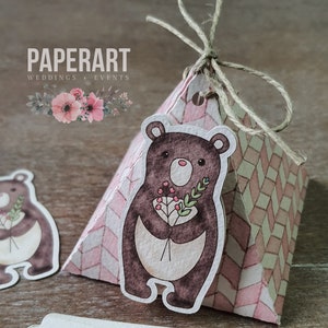nr. 10 scatoline piramidali - mod. Woodland (orso)