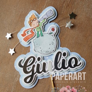 Cake topper - mod. Piccolo Principe