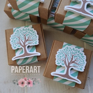 nr. 10 scatoline kraft decorate - Mod. Albero della Vita II