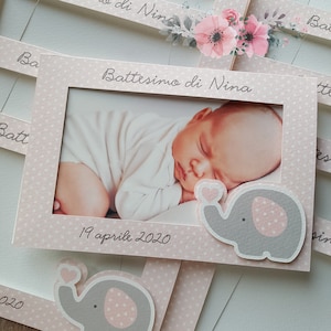 10 portafoto autoportanti personalizzati - Mod. Tender Elephant