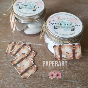 nr. 10 (dieci) vasetti decorati - mod. In Viaggio