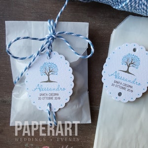 10 composizioni porta confetti - mod. Albero della Vita