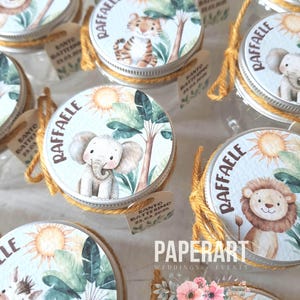 nr. 10 (dieci) vasetti decorati - mod. Safari II