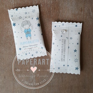 nr. 10 bustine apertura strappo - mod. Little Angel (CONFETTI INCLUSI)