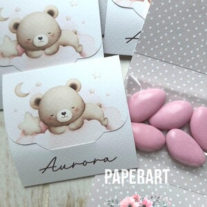 nr. 10 (dieci) tasche porta-confetti- Mod. Sleeping Bear