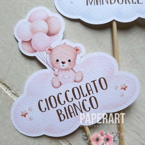 nr. 3 segnagusti per confettata - Mod. Balloon Bear