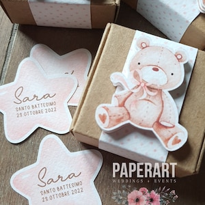 nr. 10 scatoline kraft decorate - Mod.  Teddy Bear