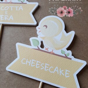nr. 3 segnagusti per confettata - mod. Little Bird