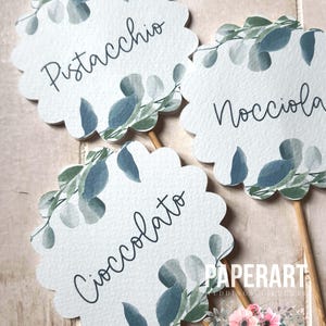 nr. 3 segnagusti per confettata - Mod. Monogramma