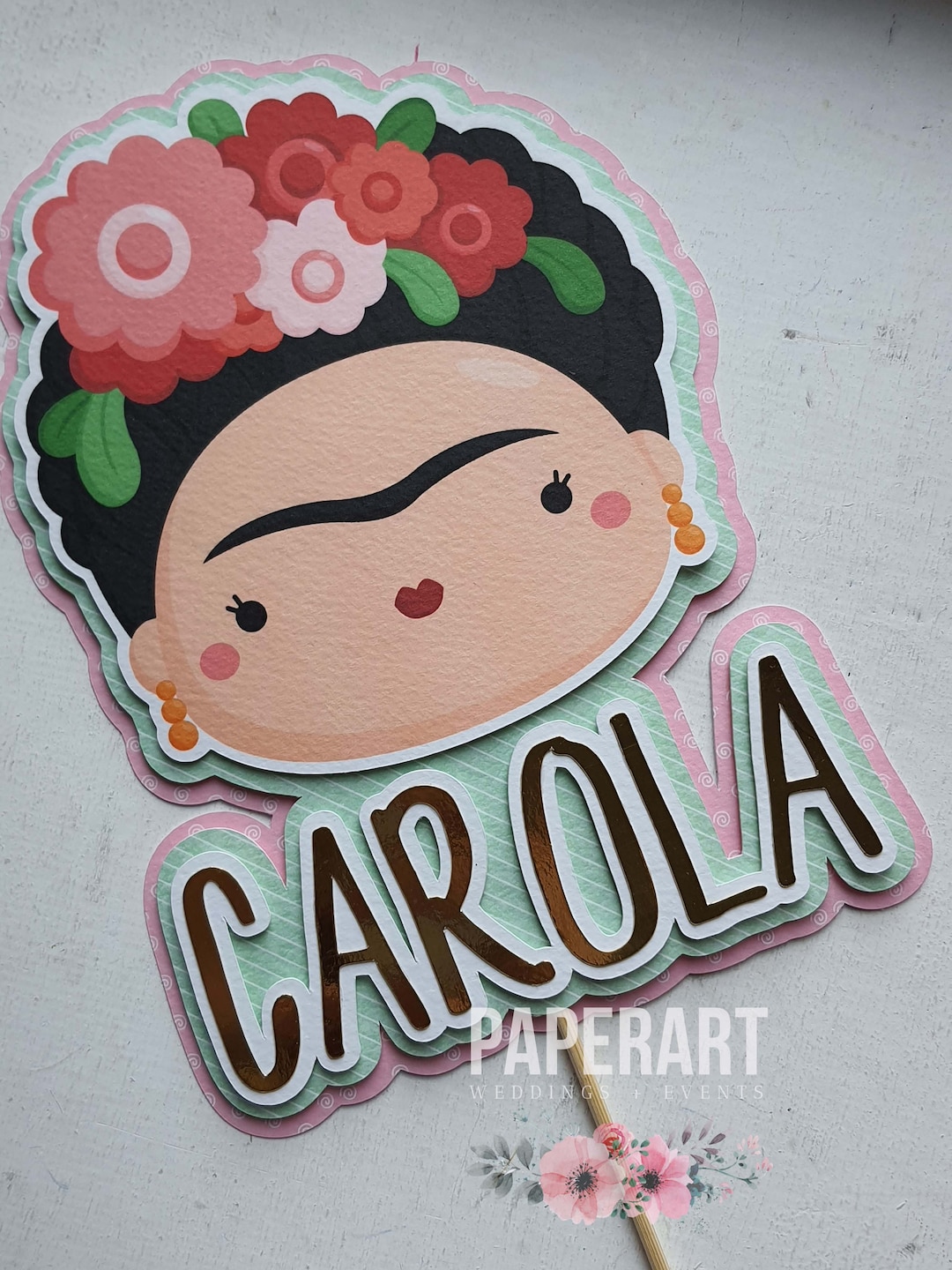 Cake Topper Mod. Frida - Etsy
