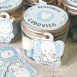 nr. 10 (dieci) vasetti decorati - Mod. Baby Animals