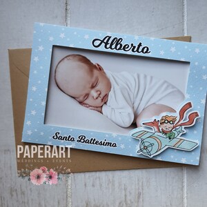 10 portafoto autoportanti personalizzati - Mod. Piccolo Principe