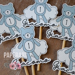 Toppers (panini/cupcakes), Mod. Wonderful Bear