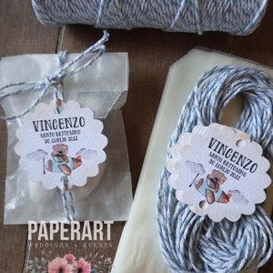 10 composizioni porta confetti - mod. Orsacchiotto Vintage