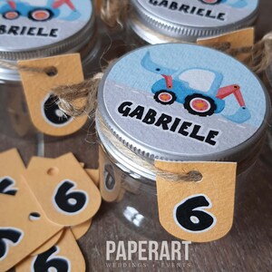 nr. 10 (dieci) vasetti decorati - mod. Trasporti